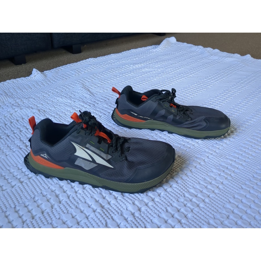 Altra Men's Lone Peak 7 Trail Shoes NO INSOLES Gray Green Size 10.5 Wide